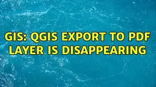 GIS: QGIS export to PDF layer is disappearing