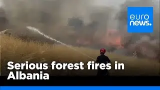 Albania asks for help from EU ERCC  to tackle wildfires | euronews 🇬🇧