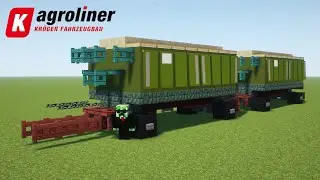 Minecraft Agroliner Tipper Trailer Tutorial