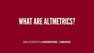 What are altmetrics?