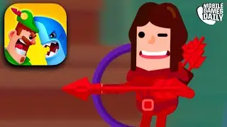 ULTIMATE BOWMASTERS Hunter Girl Gameplay (iOS, Android)