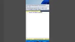 Create Database in Microsoft SQL SERVER #ytshorts #viral #viralvideo #database #mssql #microsoft