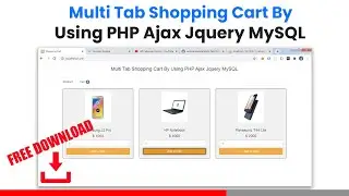 Multi Tab Shopping Cart By Using PHP Ajax Jquery MySQL #FREE_DOWNLOAD