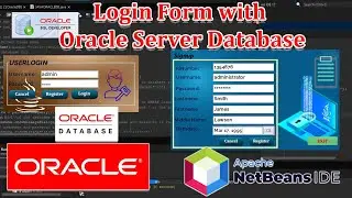 Java Programming #3-Login with Signup Form - Netbeans 17 with Oracle Database 