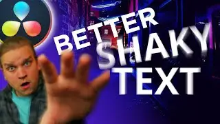 BETTER Shaky Text in DaVinci Resolve // PERTURB MODIFIER