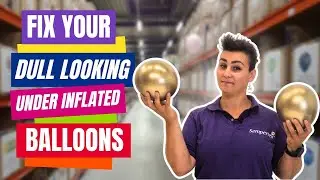 No More Dull Looking Under Inflated Balloons with THIS Simple Trick | Balloon Pro Tip