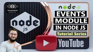 18 | Events Module In Node JS | Event Handling | Working With Events | Event Handler (Hindi/Urdu)