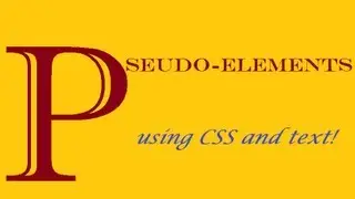 CSS How to: pseudo-elements and text