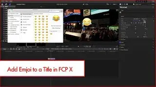 How To Add Emojis to a Title in Final Cut Pro X