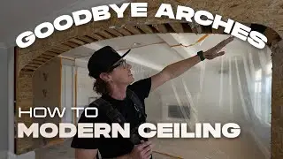 Modern Ceiling Makeover - Remove Arches Like a Pro