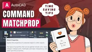 How to Match Properties in AutoCAD | MATCHPROP Command