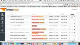 Article Forge Review : Automatic SEO Content Generator Demo