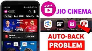 Fix✅ Jio cinema app not opening ||Jio cinema auto back problem || Jio cinema auto close problem 2024