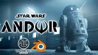 Let's recreate this scene from StarWars Andor in Unreal Engine 5 and Blender | 3D environment
