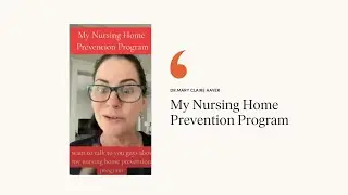 My nursing home prevention program. Article in description.