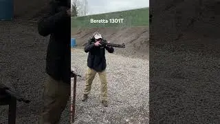 Working the Beretta  1301T shotgun.  This is fun. #gun #beretta #shotgun