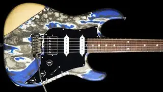 Hazy Blues Rock Backing Track in E minor | SZBT 996