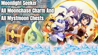 MOONLIGHT SEEKER All MOONCHASE CHARMS And All MYSTMOON CHESTS  | Genshin Impact