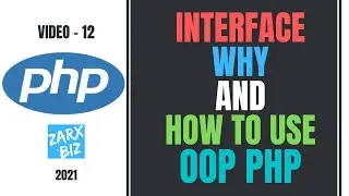 #12 Interfaces in OOP PHP | Interfaces Explained | Object Oriented PHP Tutorial | PHP Tutorial