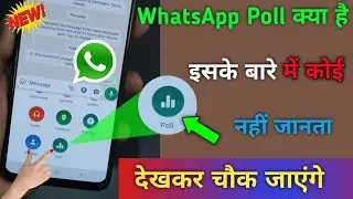 WhatsApp Poll क्या है इसके बारे में कोई नहीं जानता सीखलो देखकर चौक जाएंगे