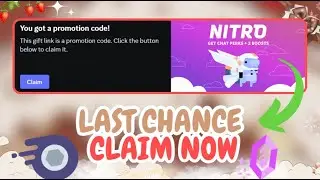LAST CHANCE Discord is giving *EVERYONE* Free Nitro 1 month NITRO