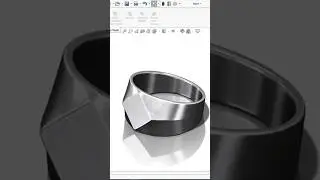 Ring Design in Solidworks. Watch the full tutorial on my YouTube channel. 