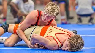 132 – Lucas Cadwell {G} of DC Hawks WC vs. Tyson Waughtel {R} of Bloomington