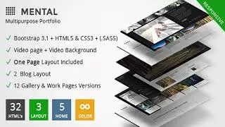 Mental — Photography HTML Template | Themeforest Website Templates and Themes