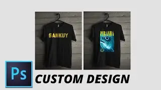 CARA MEMBUAT CUSTOM DESAIN BAJU - TUTORIAL ADOBE PHOTOSHOP BAHASA INDONESIA