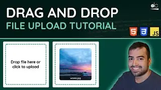 Simple Drag and Drop File Upload Tutorial - HTML, CSS & JavaScript