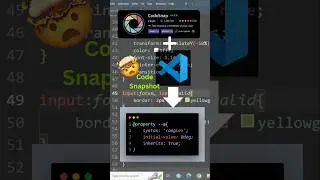 How to Take Code Snapshot in Vs Code | Vs Code Extensions | CodeSnap Extension | #vscodeextensions