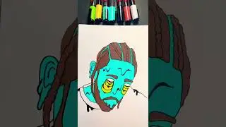 DRAWING Kendric Lamar, But With The Drip Effect 