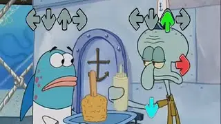 Friday night funkin at the krusty krab