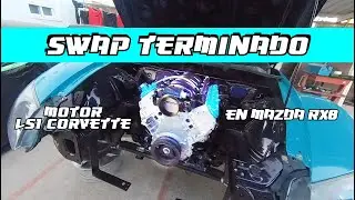 ¡MOTOR DENTRO!! RX8 SWAP LS1 V8 PARA DRIFT #12