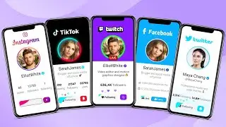 🔥 Social Media Phone Animation - 4K Custom Follow Call to Action