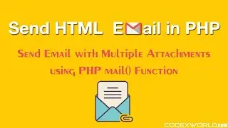 Send Email with Multiple Attachments in PHP