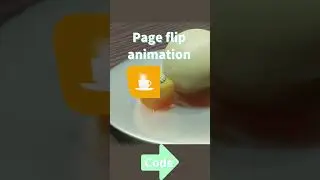 【HTML&CSS】Page flip animation 