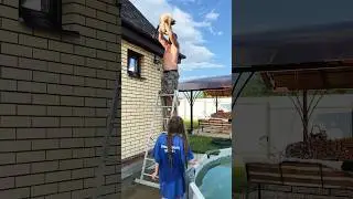 И в бассейн 🙈🤣 