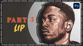 [ Photoshop Tutorial ] KENDRICK LAMAR - VEXEL ART [ PART 3 - LIP ]