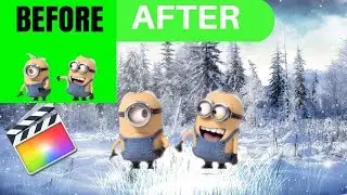 How To Change Green Screen With Any Picture Or Video In Final Cut Pro X