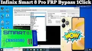 Infinix Smart 8 Pro (X6525b) FRP Bypass With Cm2 by 1Click 2024❗️All infinix support 