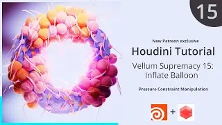 Balloons - Houdini Vellum tutorial 15 / Patreon Preview