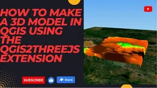 How to make a 3D model in QGIS using the QGIS2threejs extension