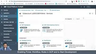 SAP® Cloud Platform Workflow(2019 - Part 4) - Enabling Portal, Workflow, Roles in SCP & to Start Dev