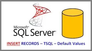 SQL Server - INSERT RECORDS INTO TABLE VIA TSQL - Default Values