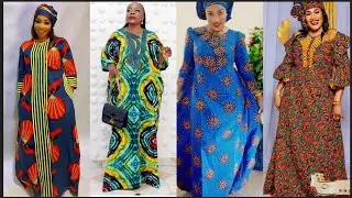 🆕️TRÈS BELLE TENUE AFRICAINE DE ROBE LONGUE MOYENNE 2023 WAX/PAGNE AFRICAN CASUAL DRESS ANKARA GOWN