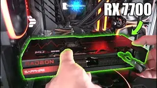RX 7700 XT - Installing the Sapphire PULSE Radeon RX 7700 XT Gaming OC