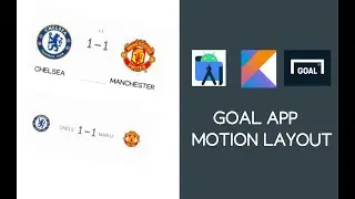 Goal App Motion Layout Android Studio 2020