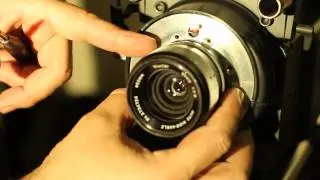 Red One Camera M42 Mount Install part 1