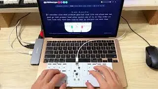 Asterisk Keyboard Typing Test
